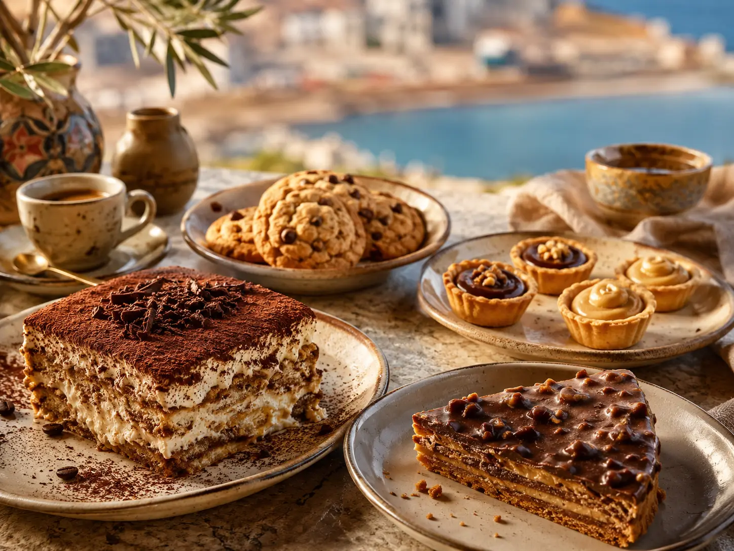 Sélection de desserts